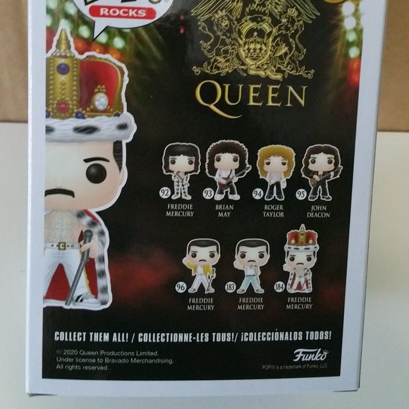 Funko Pop! Rocks: Freddie Mercury King #184 - Picture 9 of 16
